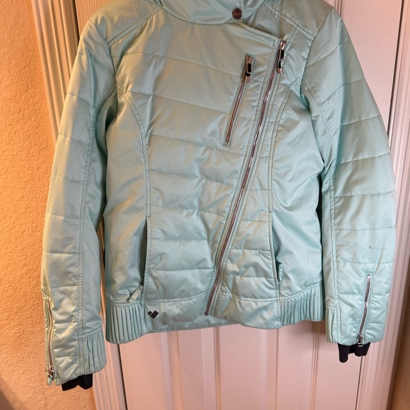 Obermeyer SKI Mint Green Teen Jacket - Picture 2 of 14